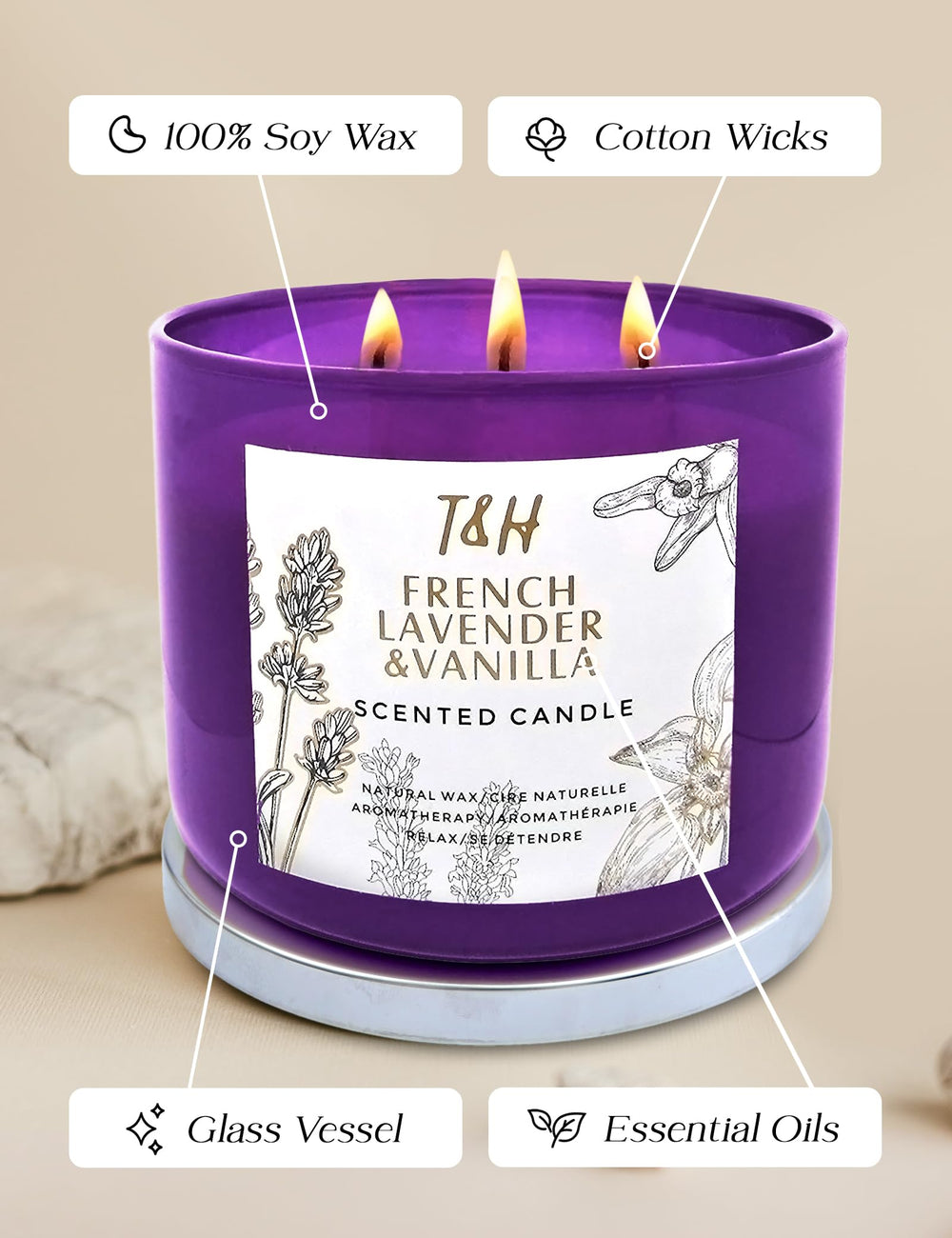 Gift-ready packaging with lid and To From card.