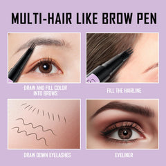 LAVONE compact packaging shows travel-friendly brow kit.