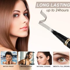 Ultra-precise hair-like strokes for realistic brow texture.
