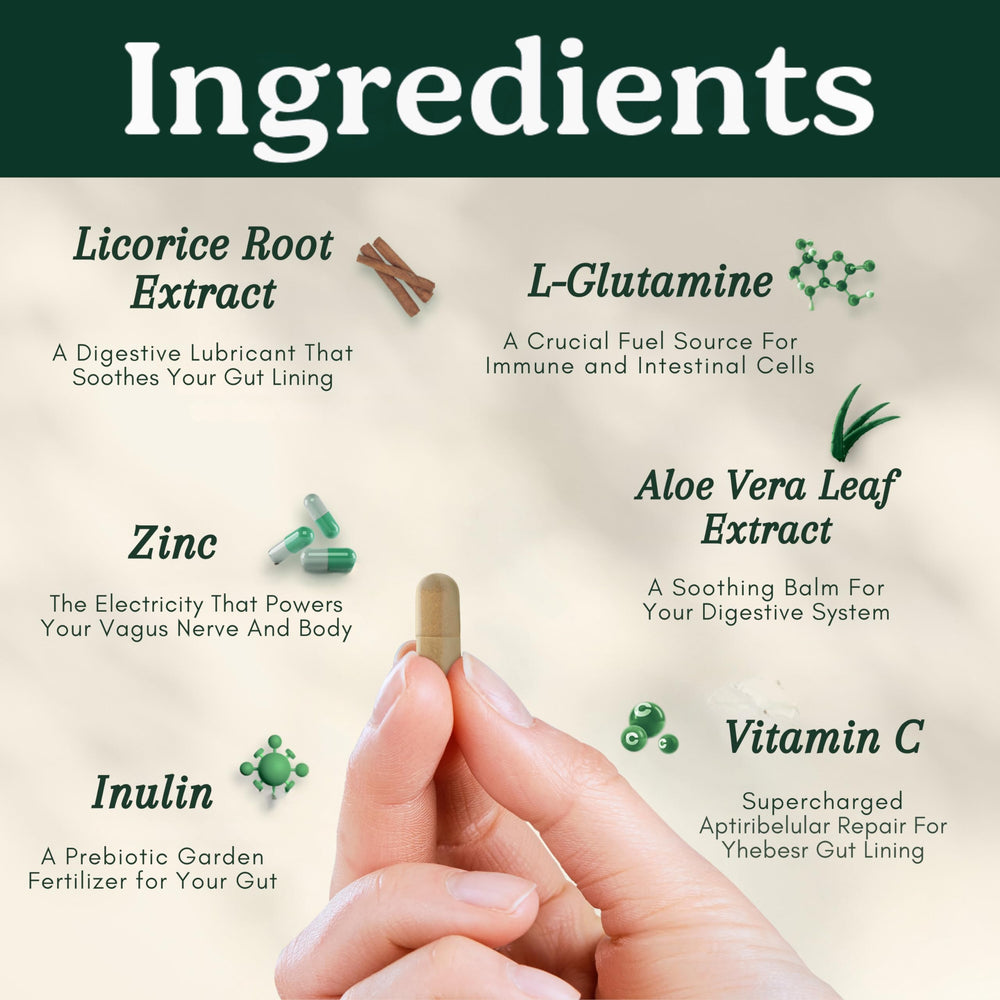 Law Of Nature Best Days Formula capsules ready for daily digestion comfort