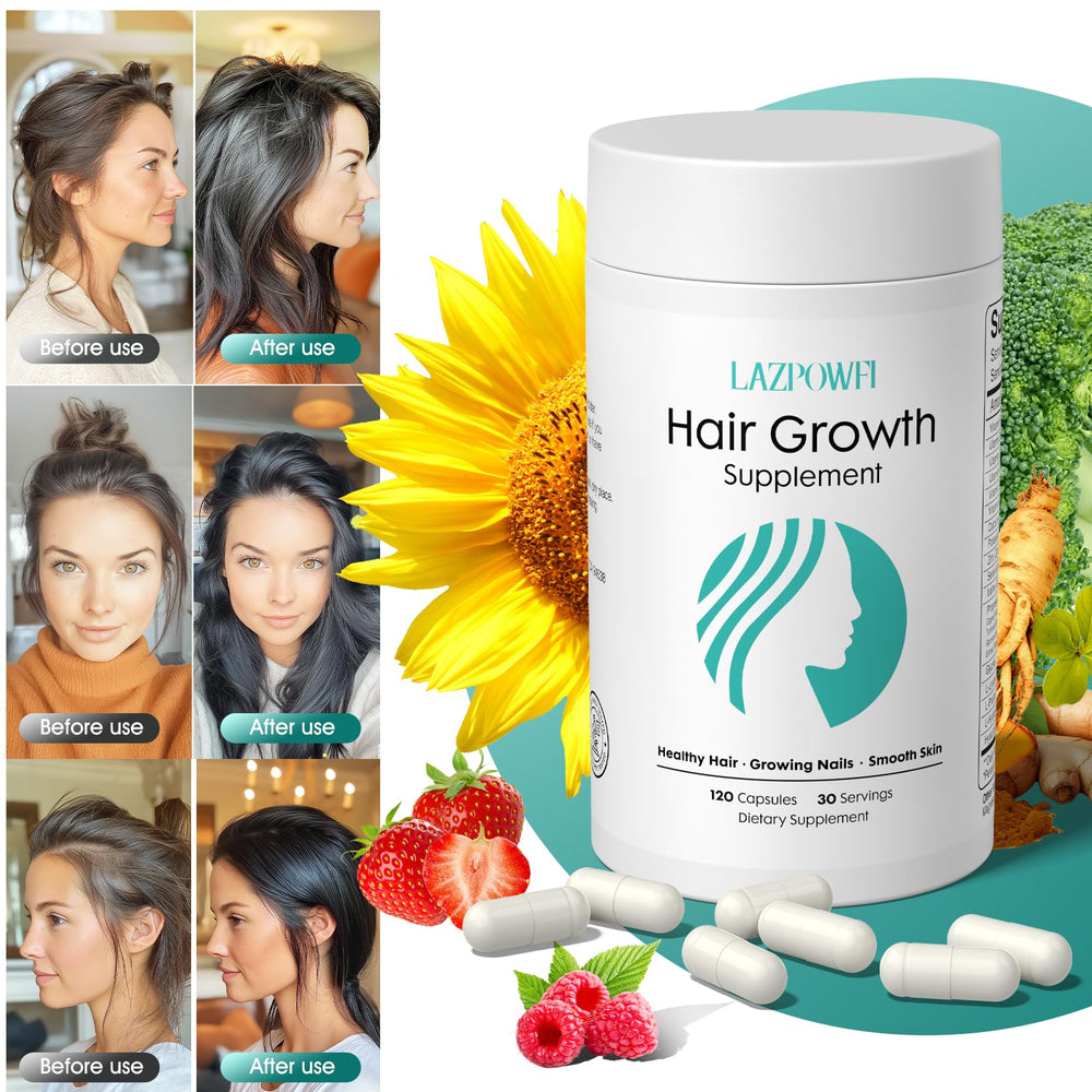 Healthy-looking woman and man with vibrant hair
