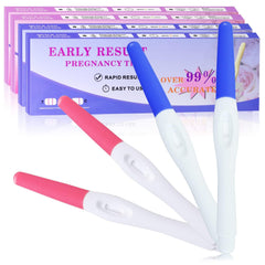 LE TOOTER fake pregnancy test strips in blue and pink packaging - 4 pack