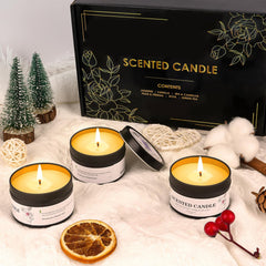 Lead-free cotton wicks for a clean, long-lasting burn.