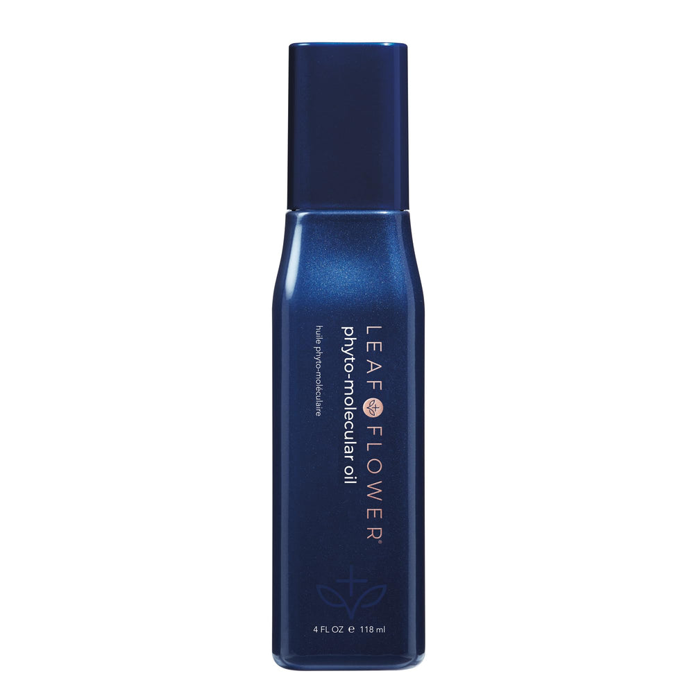 Leaf & Flower Phyto-Molecular Oil bottle with 4oz/120ml label