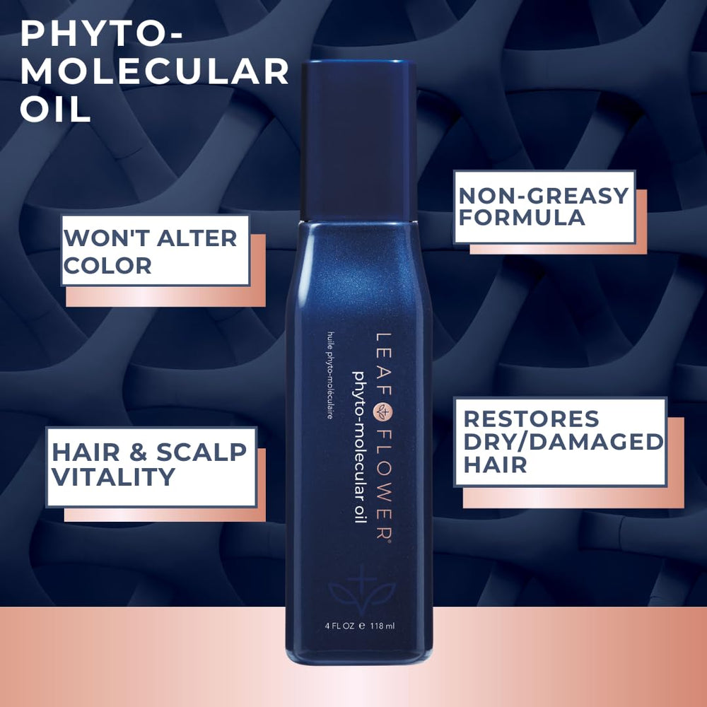 Hair styled with subtle shine after using Phyto-Molecular Oil