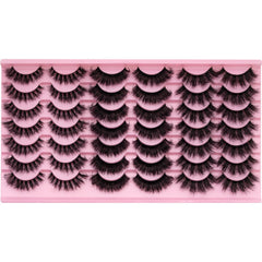 Leafmoon wispy mink lashes soft fluffy finish close-up
