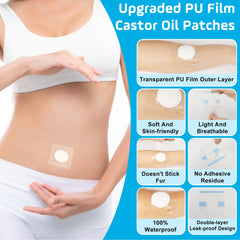 Leak-proof patch featuring transparent PU film