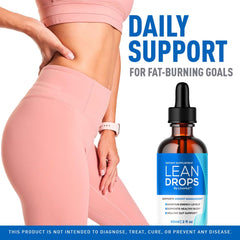 LeanDrops Liquid Formula bottle close-up