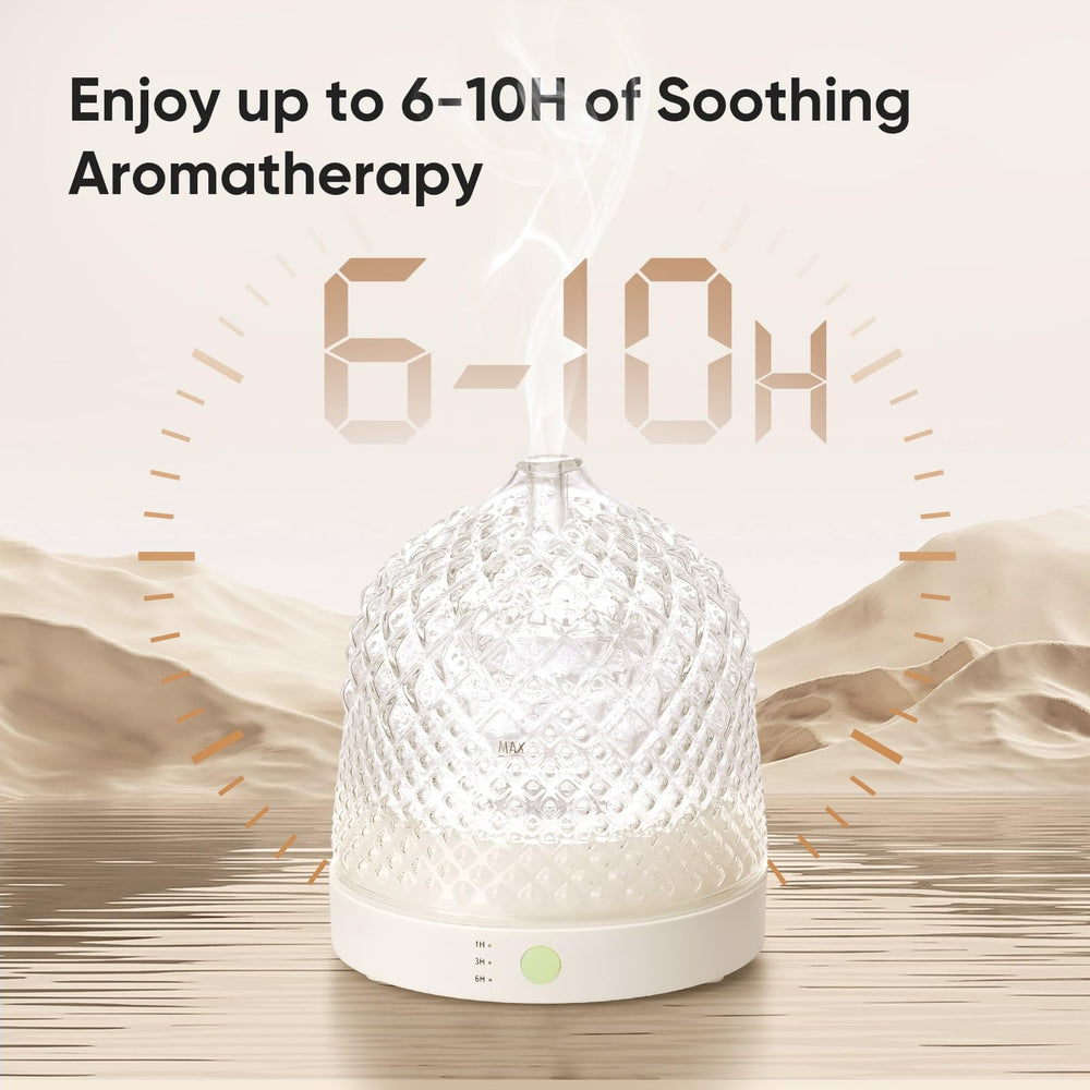 Ultra-quiet ultrasonic diffuser in operation