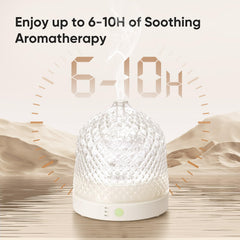 Ultra-quiet ultrasonic diffuser in operation