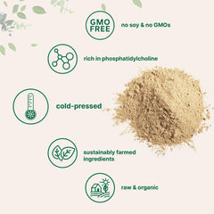 Organic lecithin powder with scoop included