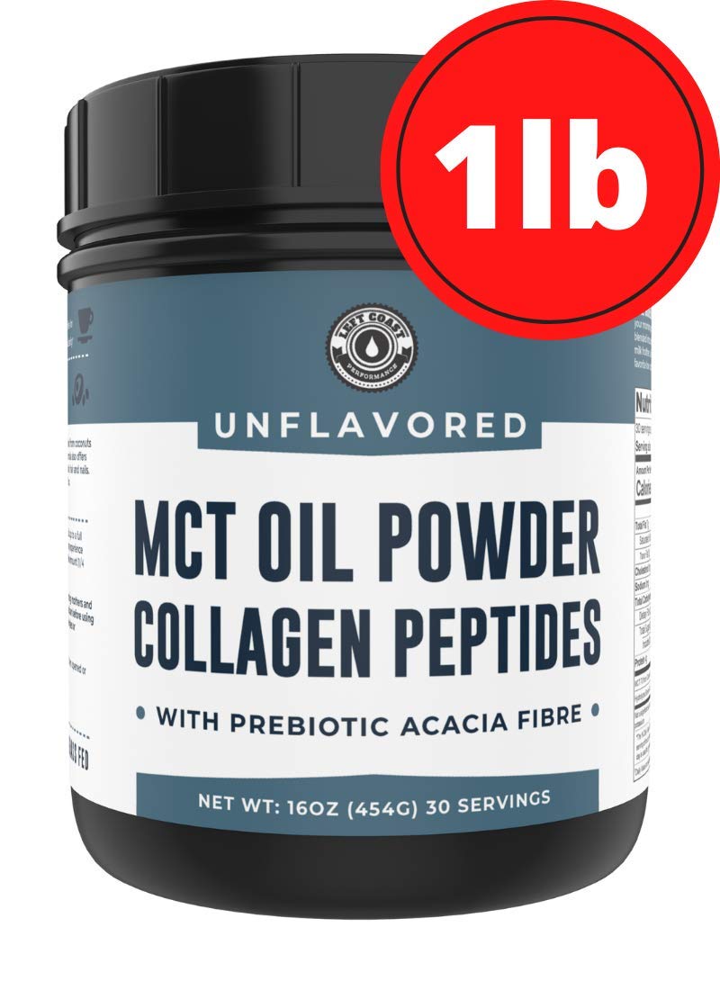 Left Coast Performance Acacia Fibre powder bowl spotlights prebiotic fiber for digestion