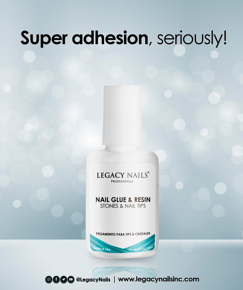Legacy Nails 15ml bottle with precise brush-on control for clean applications.