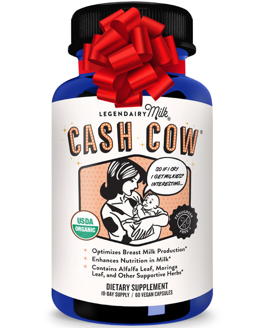 Legendairy Milk Cash Cow bottle and packaging