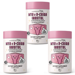 Legendairy Milk Pure Inositol cherry-flavored chewable tablet supports natural hormonal balance