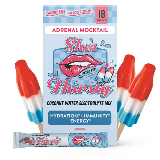 Legendairy Milk She's Thirsty Retro Pop hydration packets box