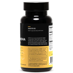LEGION ashwagandha capsules with natural ingredients and no artificial dyes