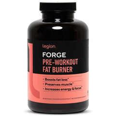 LEGION Forge Fasted Fat Burner bottle – front view