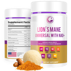 LEGRANO Lions Mane capsules bottle on white background