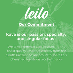 LEILO Ingredients close-up highlighting kava and l-theanine
