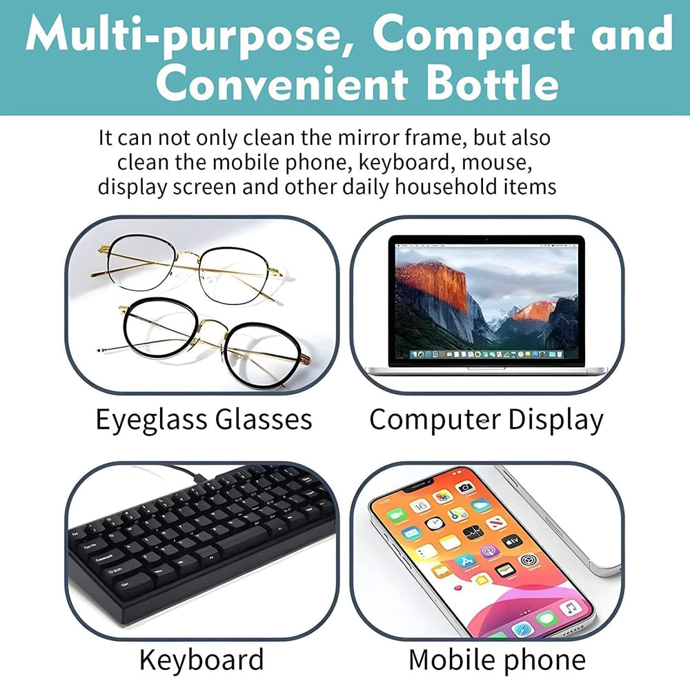 Multi-use cleaner for phones and keyboards