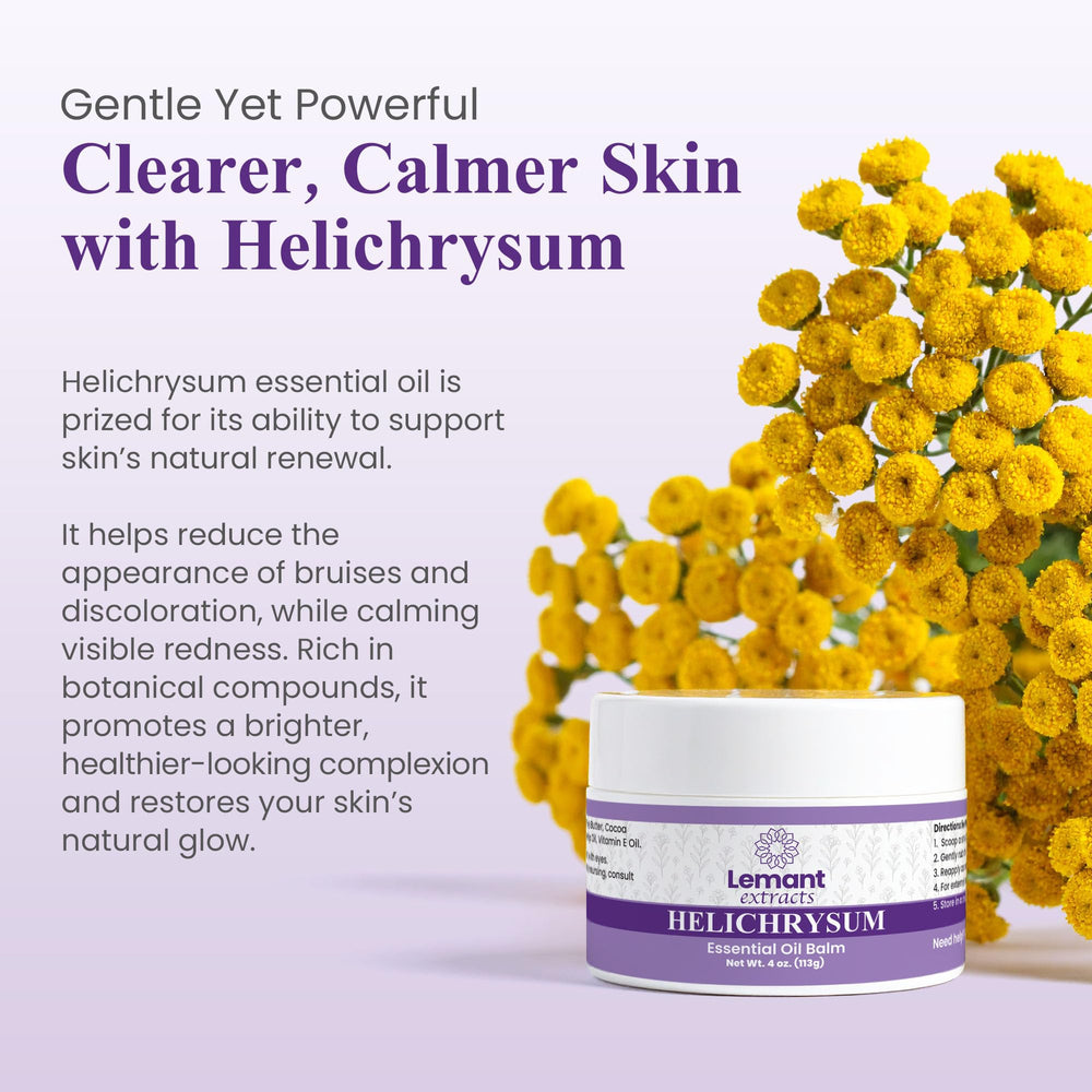 Lemant Extracts Helichrysum Balm with packaging