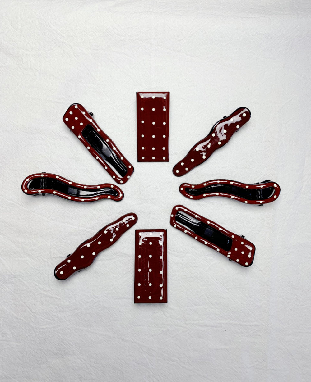 Lemeilleur vintage metal hair barrette set adds subtle shine to looks