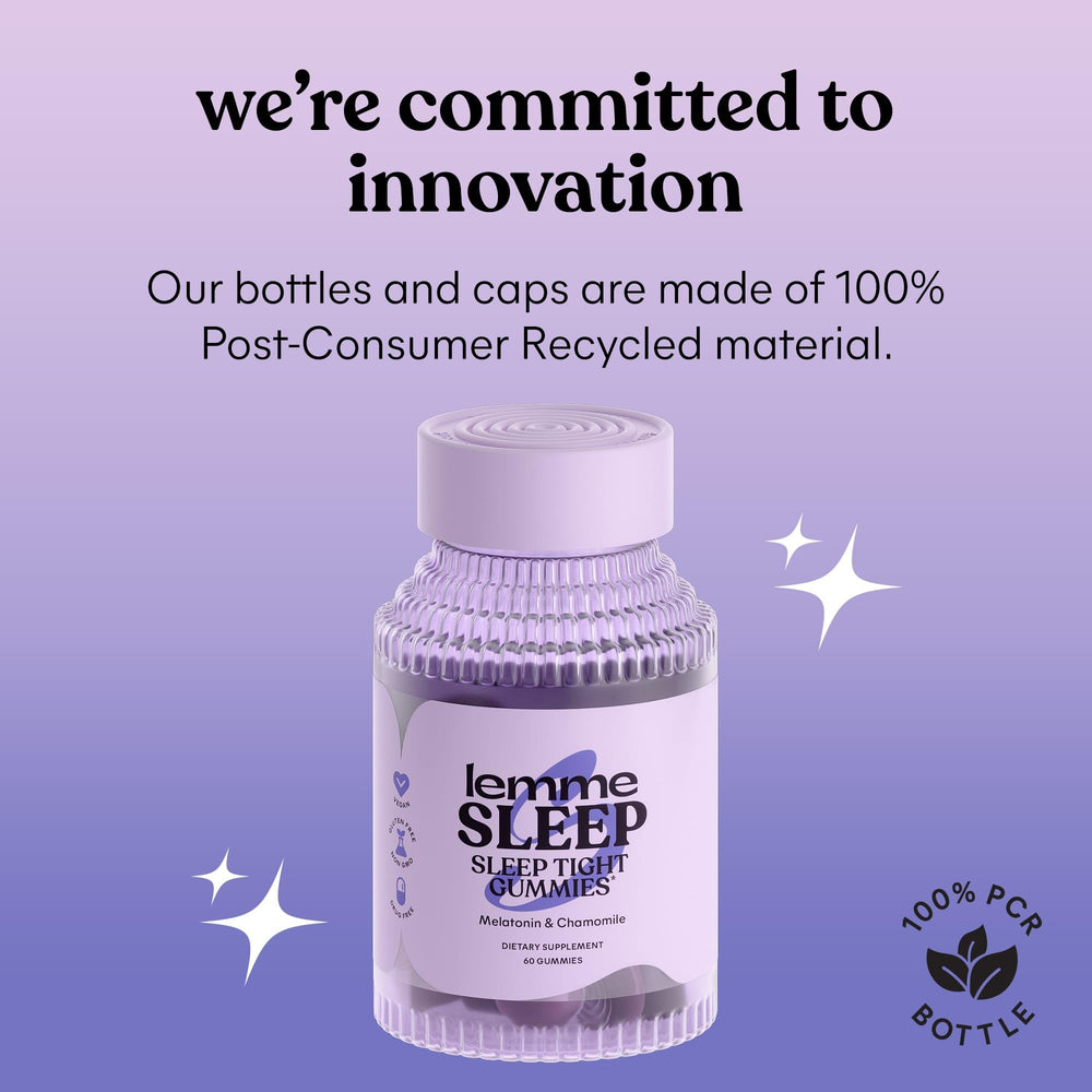 Non-GMO label for Lemme Sleep Gummies