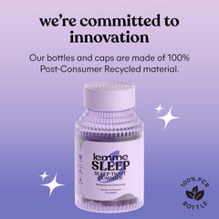 Non-GMO label for Lemme Sleep Gummies