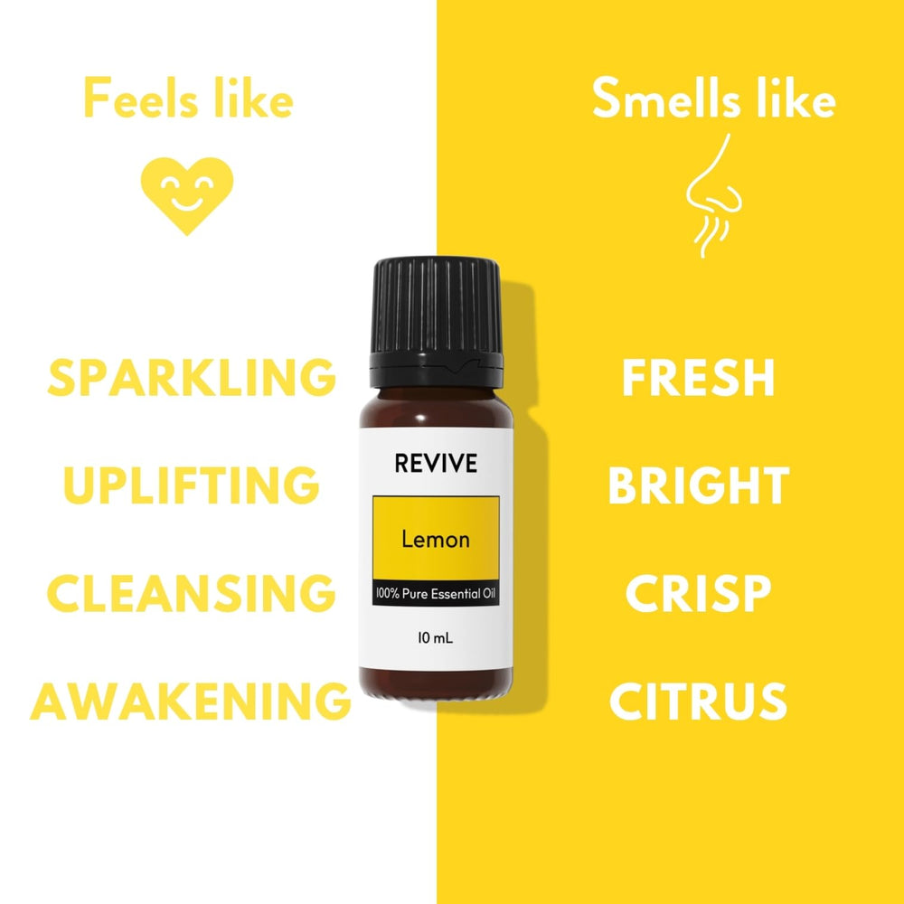 Aromatherapy setup with lemon essential oil diffuser