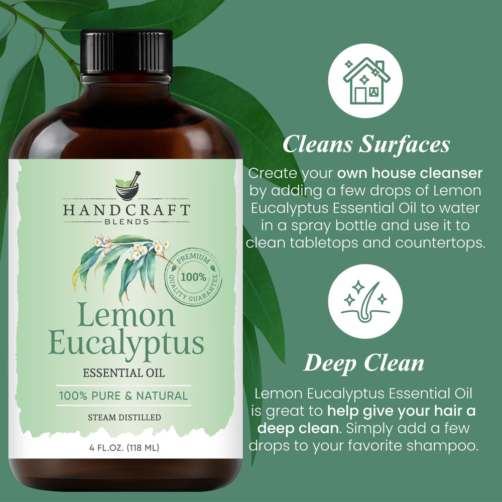 Lemon eucalyptus essential oil for skincare