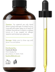 Amber bottle with dropper for lemongrass essential oil