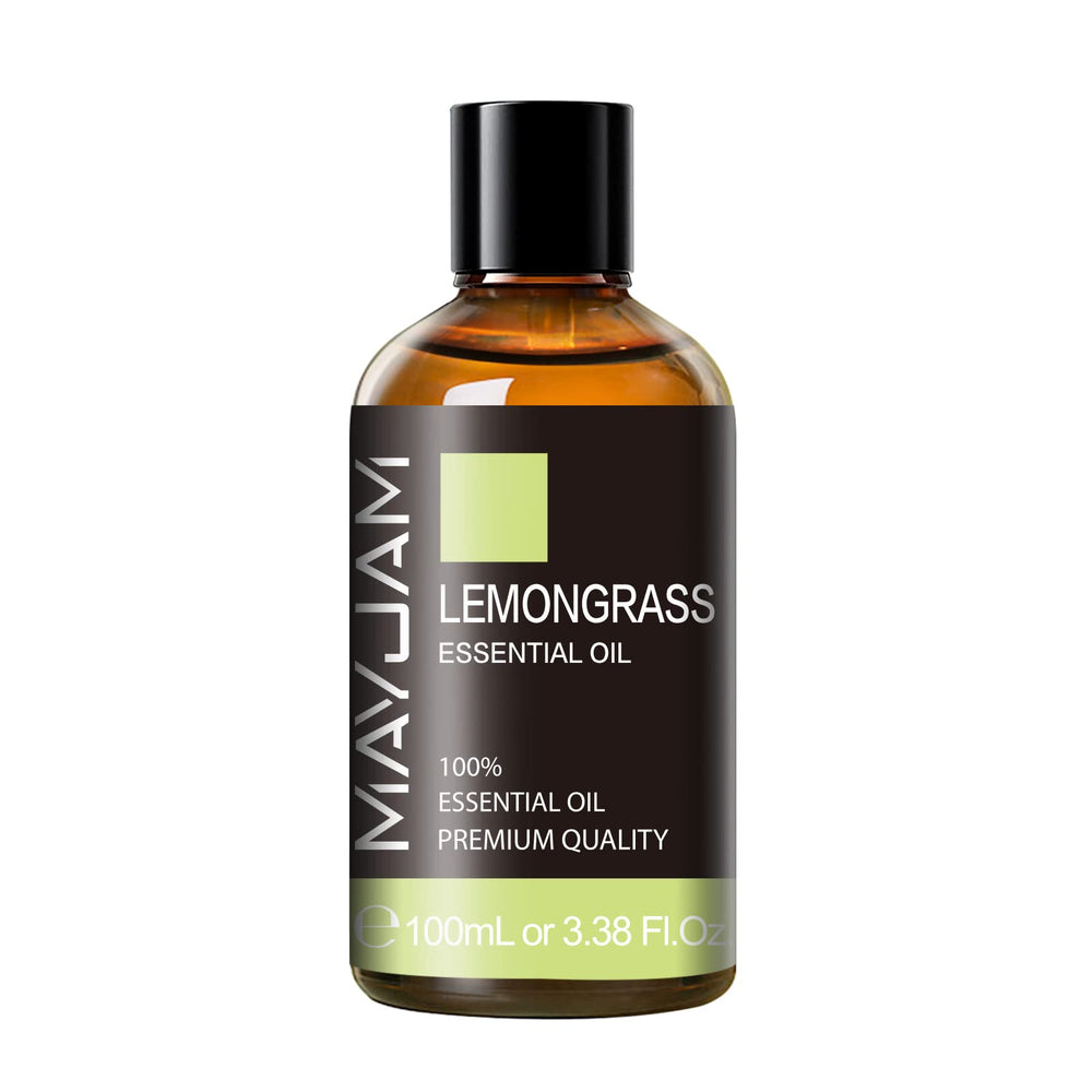 Diffuser with lemongrass essential oil for aromatherapy