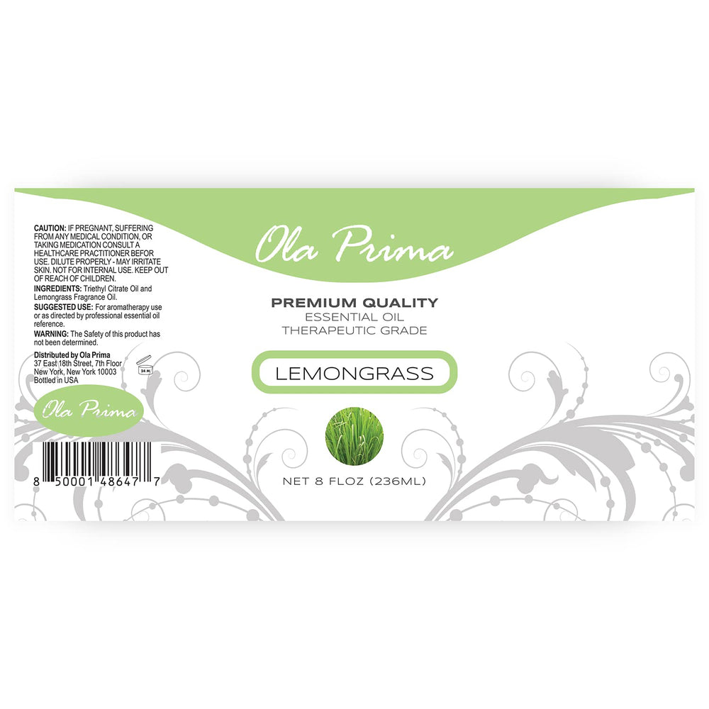 Lemongrass essential oil being used in a diffuser for aromatherapy