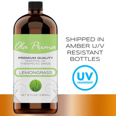 Lemongrass essential oil in lotion and cream blends