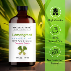 Lemongrass oil blends well with lavender, coriander, and other oils.