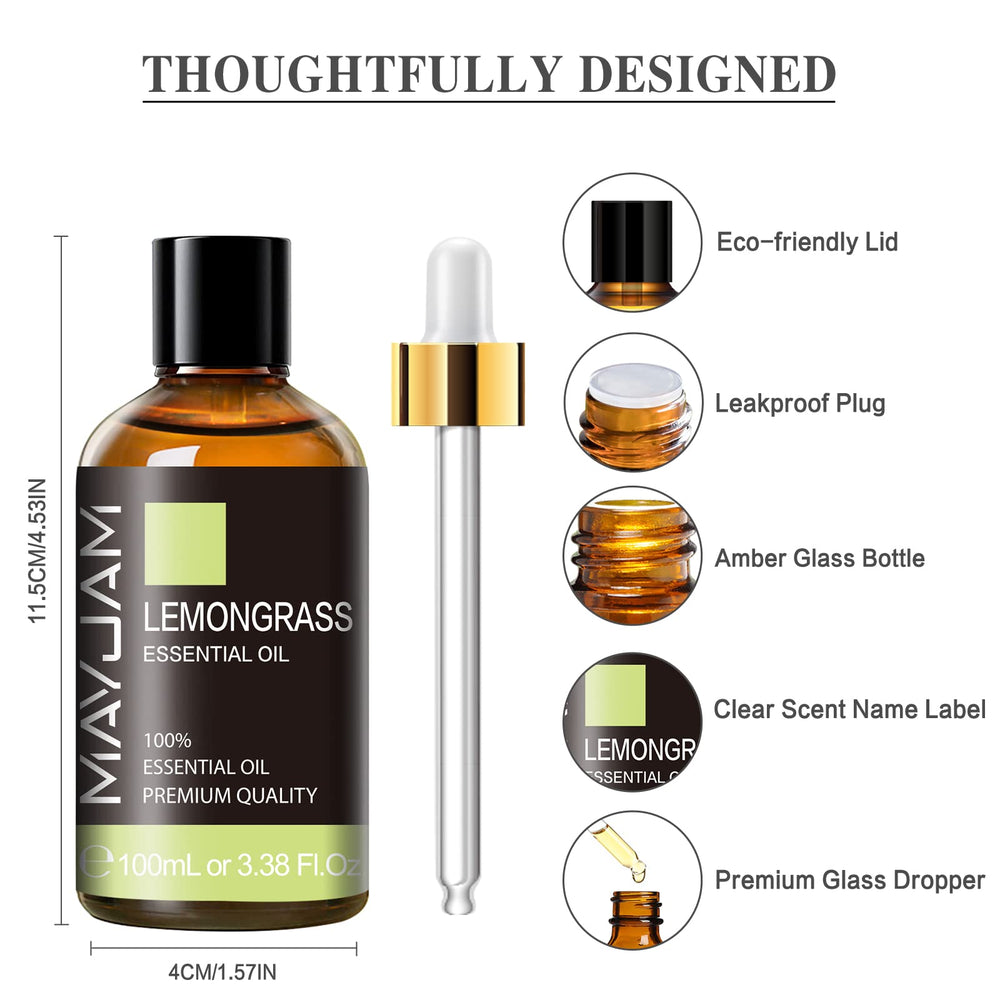 Lemongrass essential oil for hair care