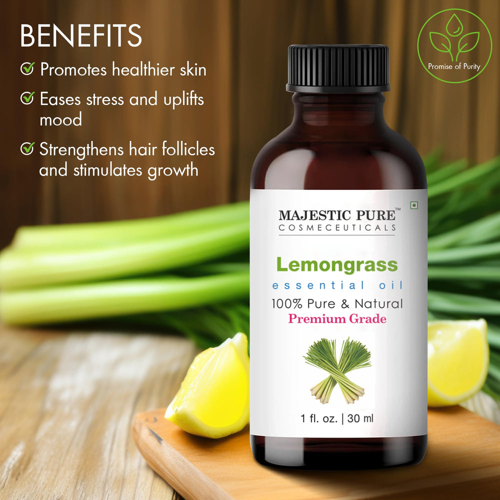 Independent lab testing certificate for lemongrass essential oil