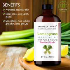 Lemongrass essential oil suitable for soap and candle making projects.