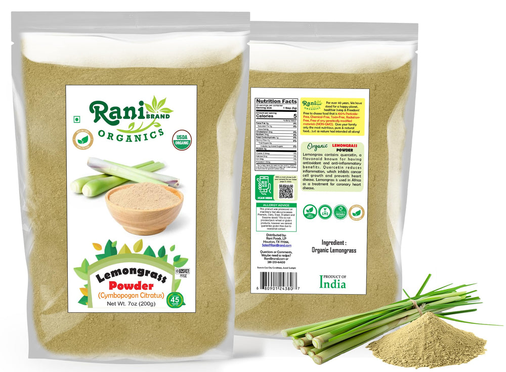 Stir-fry dish with lemongrass powder