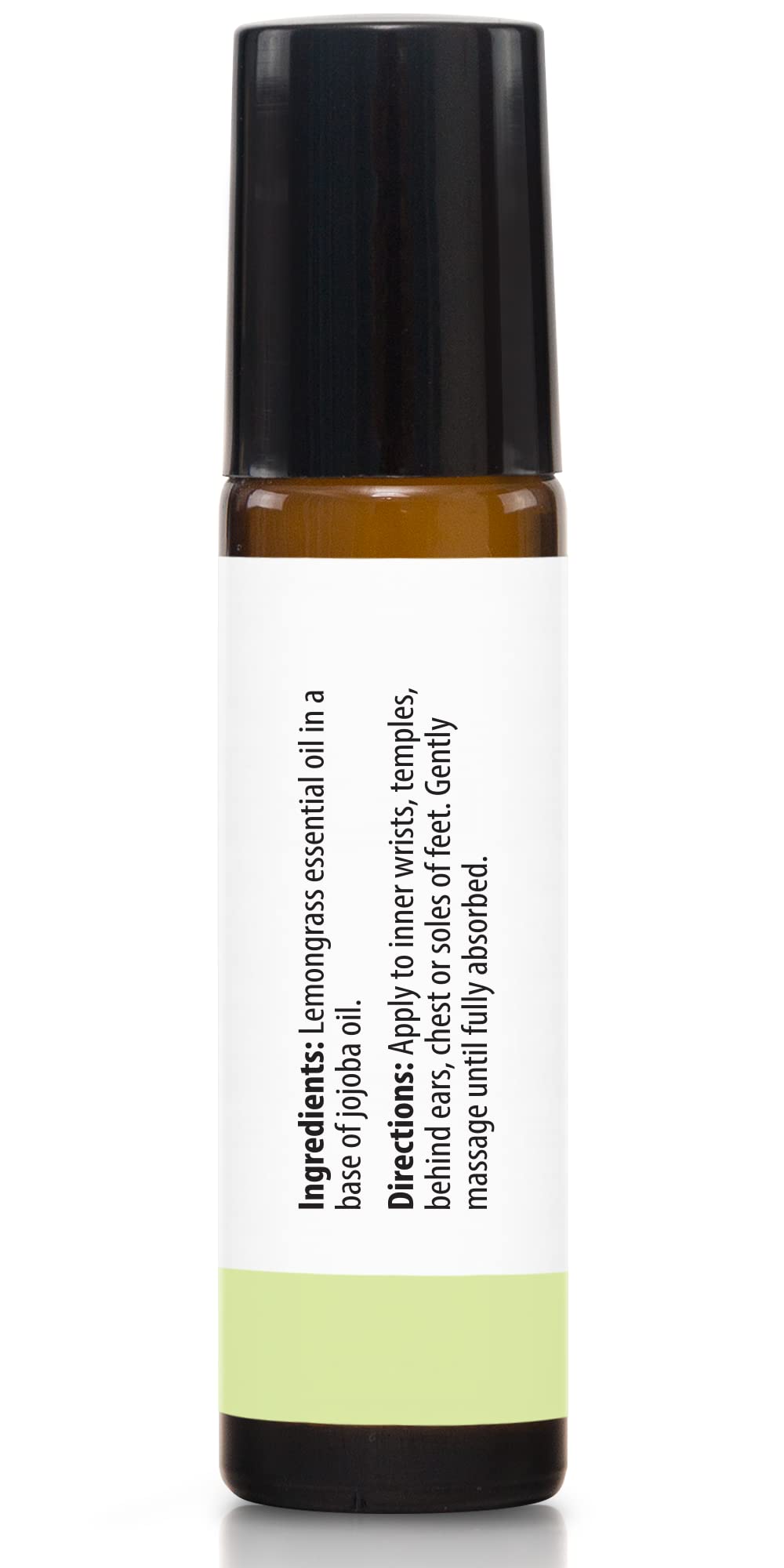 Compact lemongrass roll-on packaging for travel