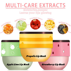 LemonSac sleeping lip mask texture smooth overnight hydration