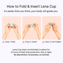 HSA/FSA eligible Lena Cup label for flexible budgeting