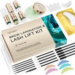 LENAJO avocado glue balm for lash lift, secure hold.