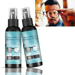 Front view of Lens Scratch Removal Spray 2x100ml pack