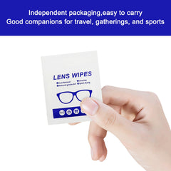 Phone screen being cleaned with Lens Wipes
