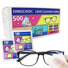Eyeglasses lens wipes 500-count pack