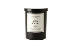 Leoben Company Masculine Aromas soy wax candle in a glass jar
