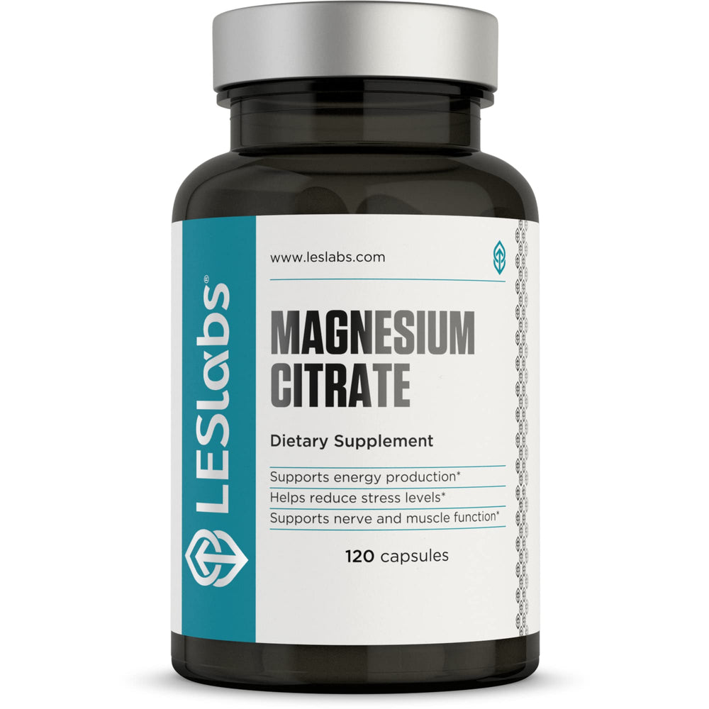 LES Labs Magnesium Citrate bottle – 120 capsules