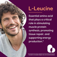 L-Leucine 500mg vegan capsules